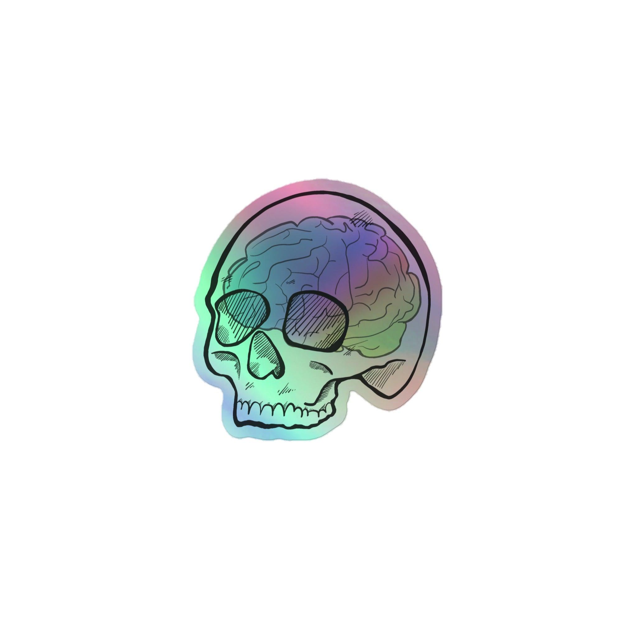 Holographic stickers - Fluro Divergent