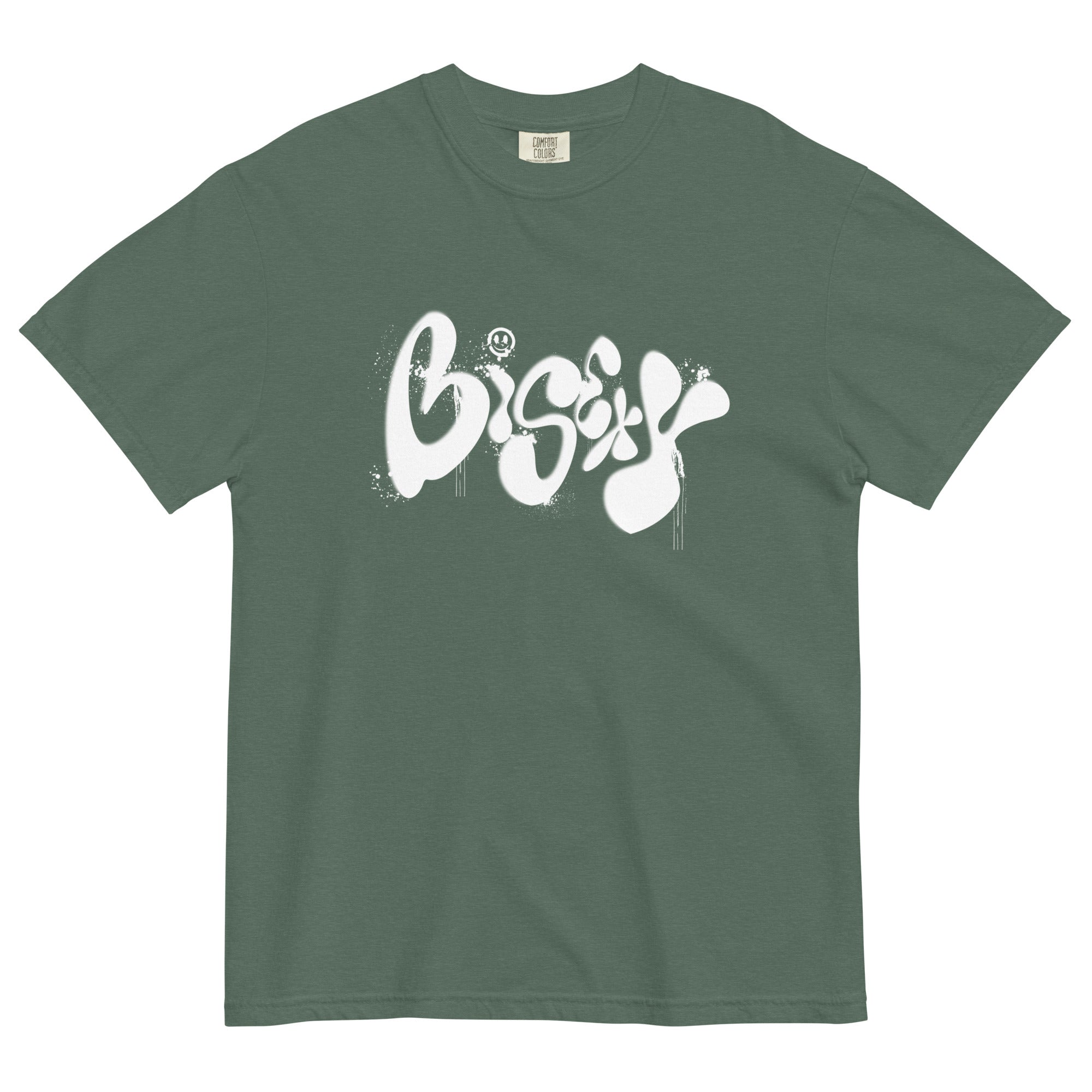 Bisexy Spray Paint Graffiti T-shirt - Fluro Divergent