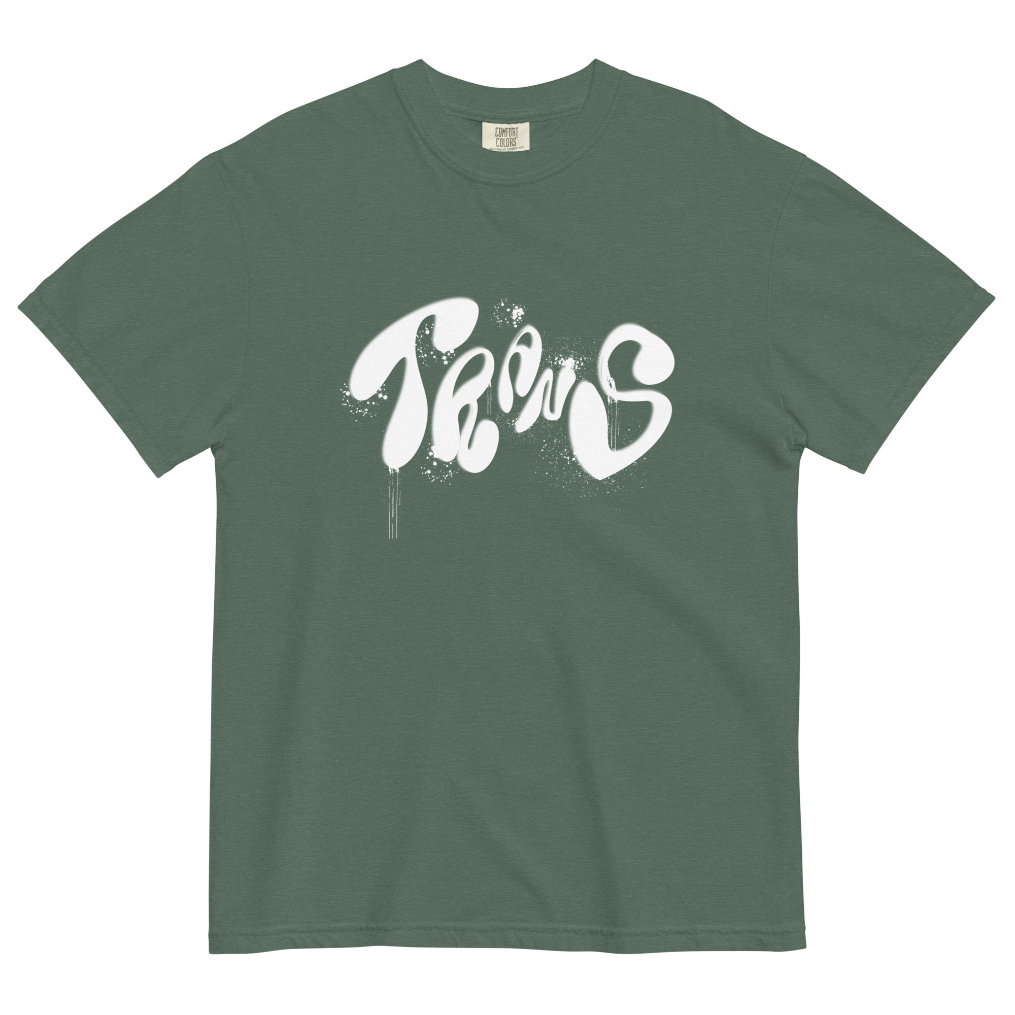 Trans Spray Paint Graffiti T-shirt - Fluro Divergent