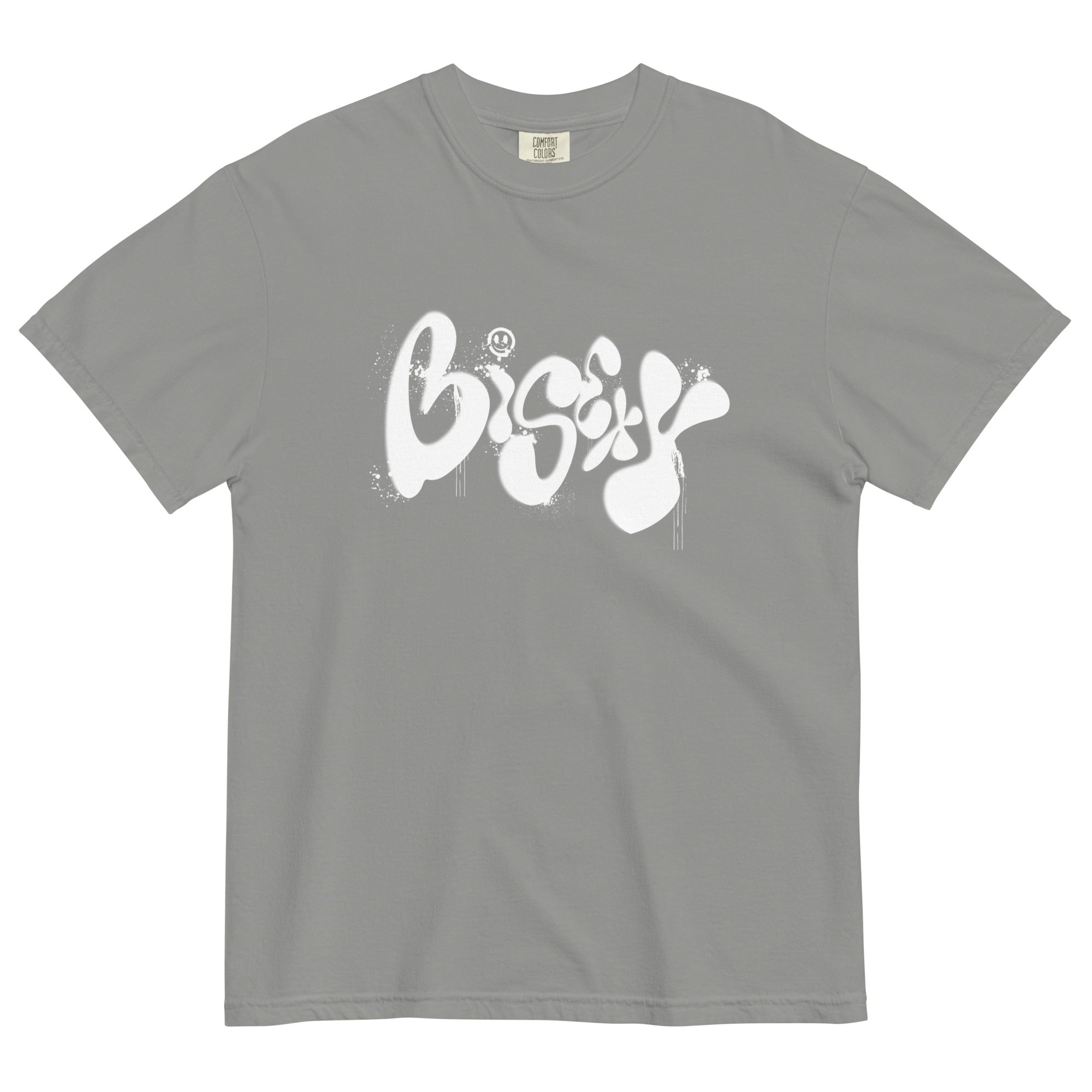 Bisexy Spray Paint Graffiti T-shirt - Fluro Divergent
