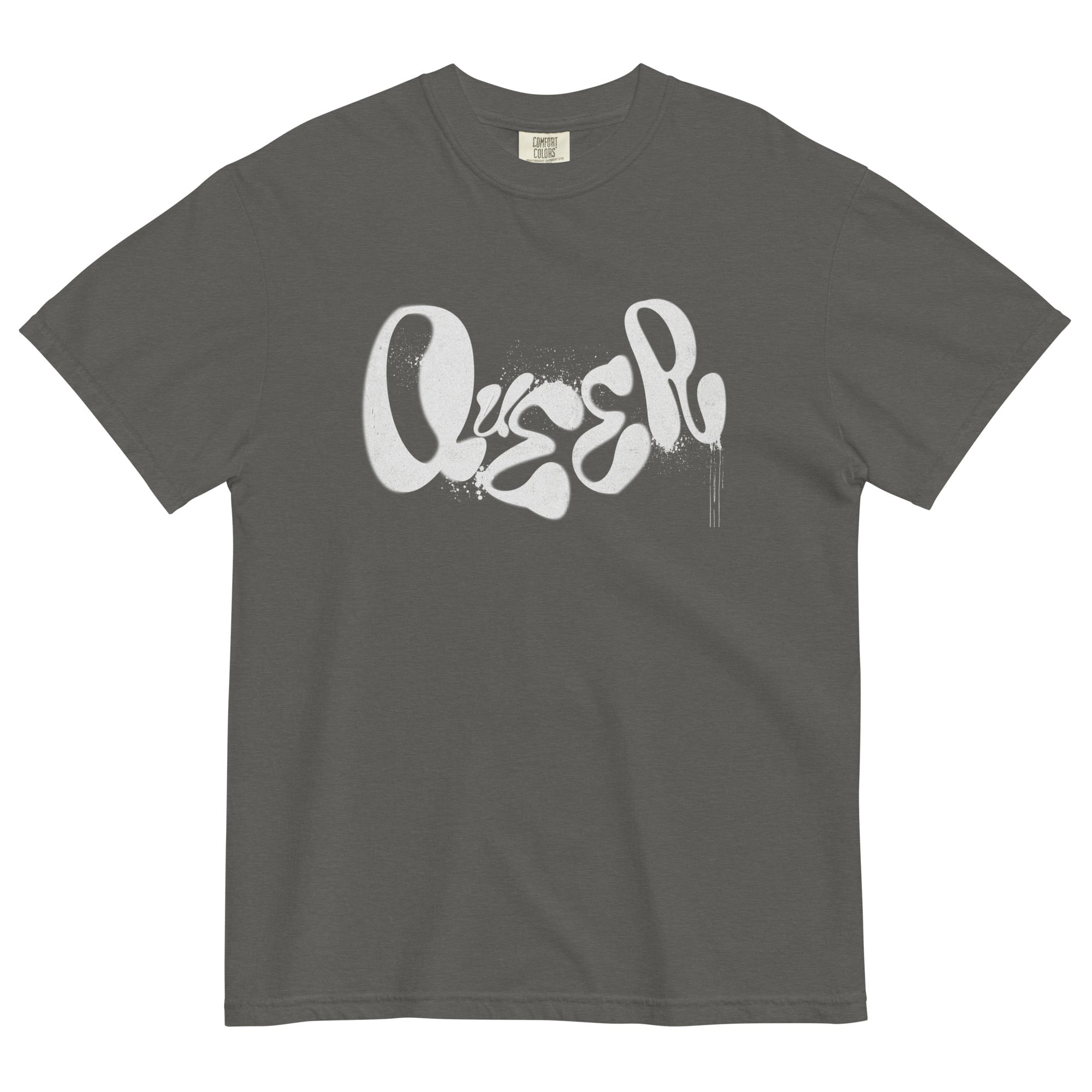 Queer Spray Paint Graffiti T-shirt - Fluro Divergent