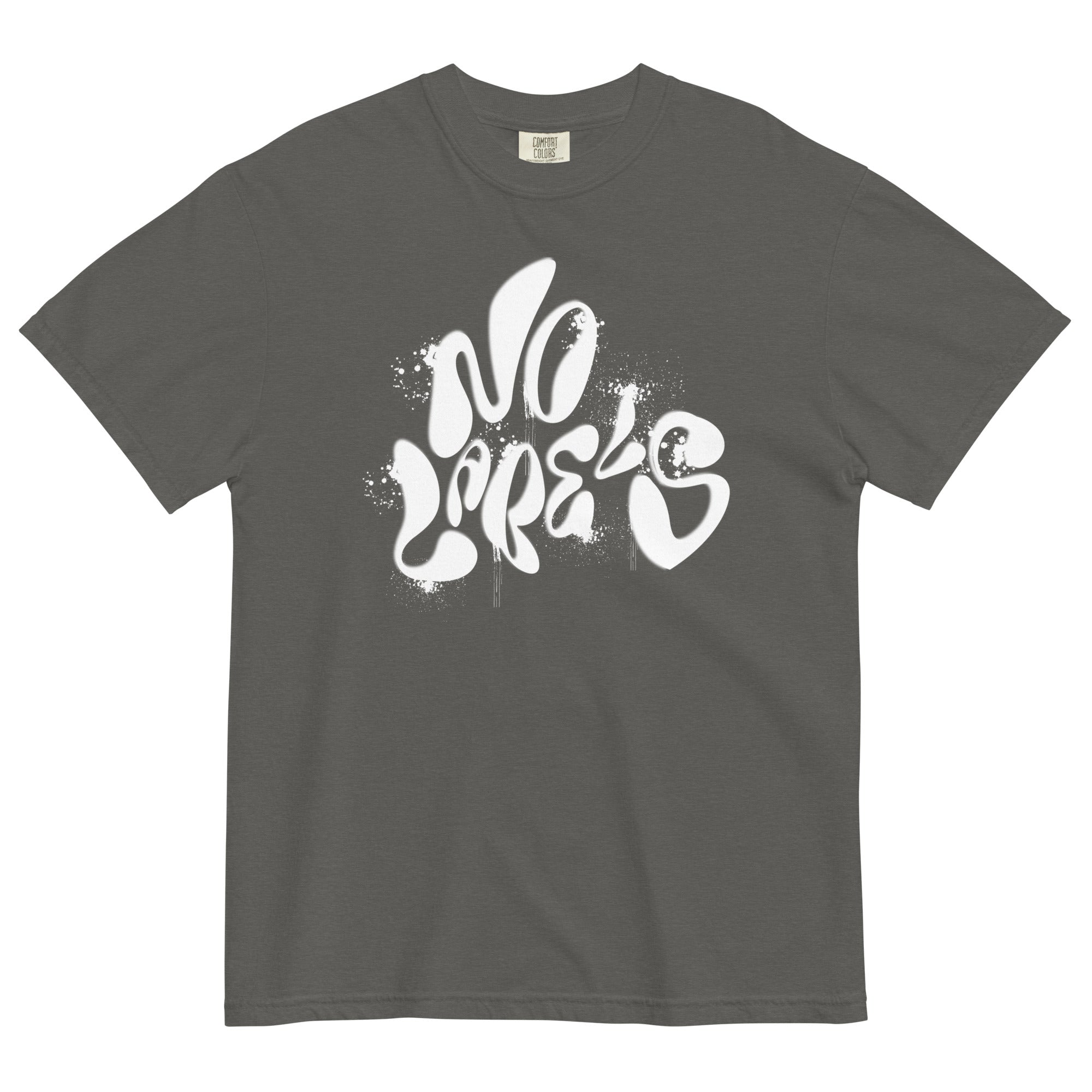 No Labels Spray Paint Graffiti t-shirt - Fluro Divergent