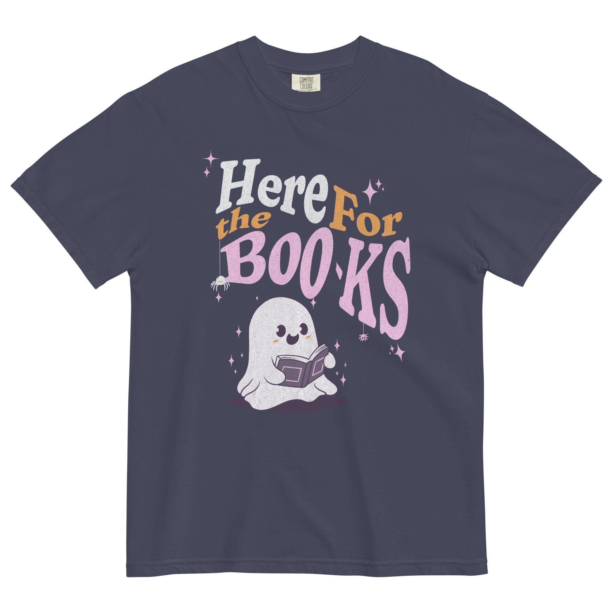 Here for the Boo-ks T-shirt - Fluro Divergent