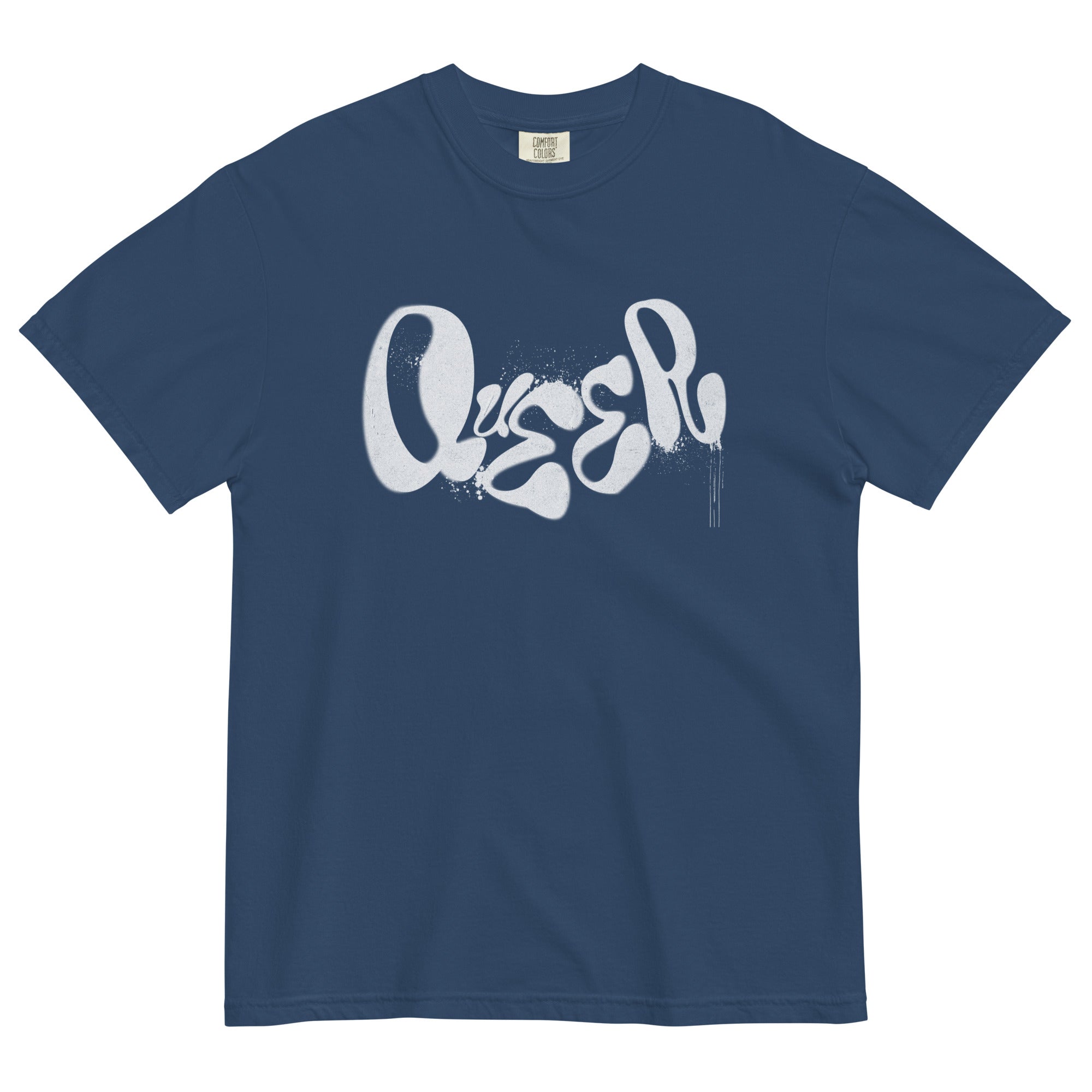 Queer Spray Paint Graffiti T-shirt - Fluro Divergent