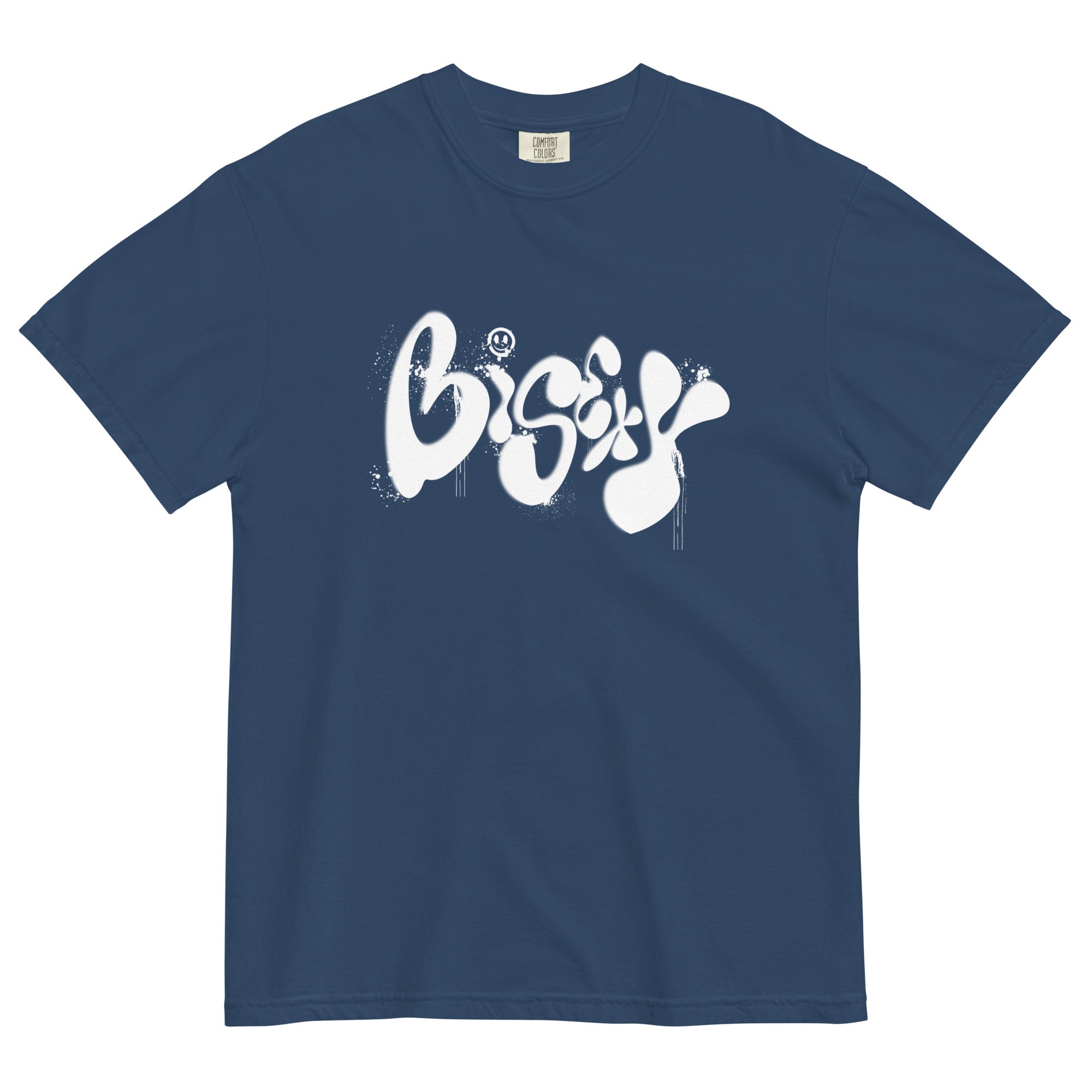 Bisexy Spray Paint Graffiti T-shirt - Fluro Divergent