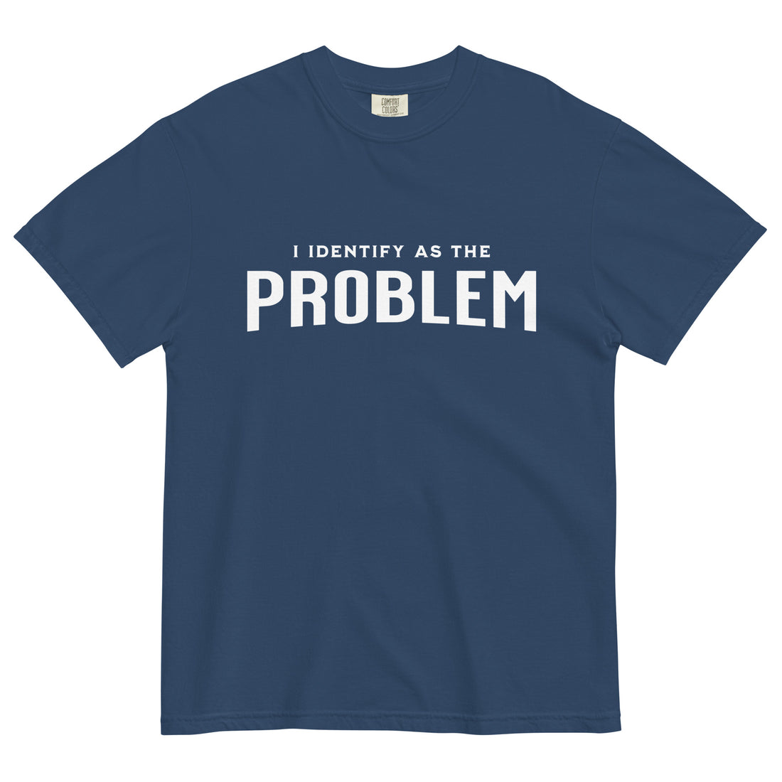 "I Identify as the Problem" T-shirt - Fluro Divergent