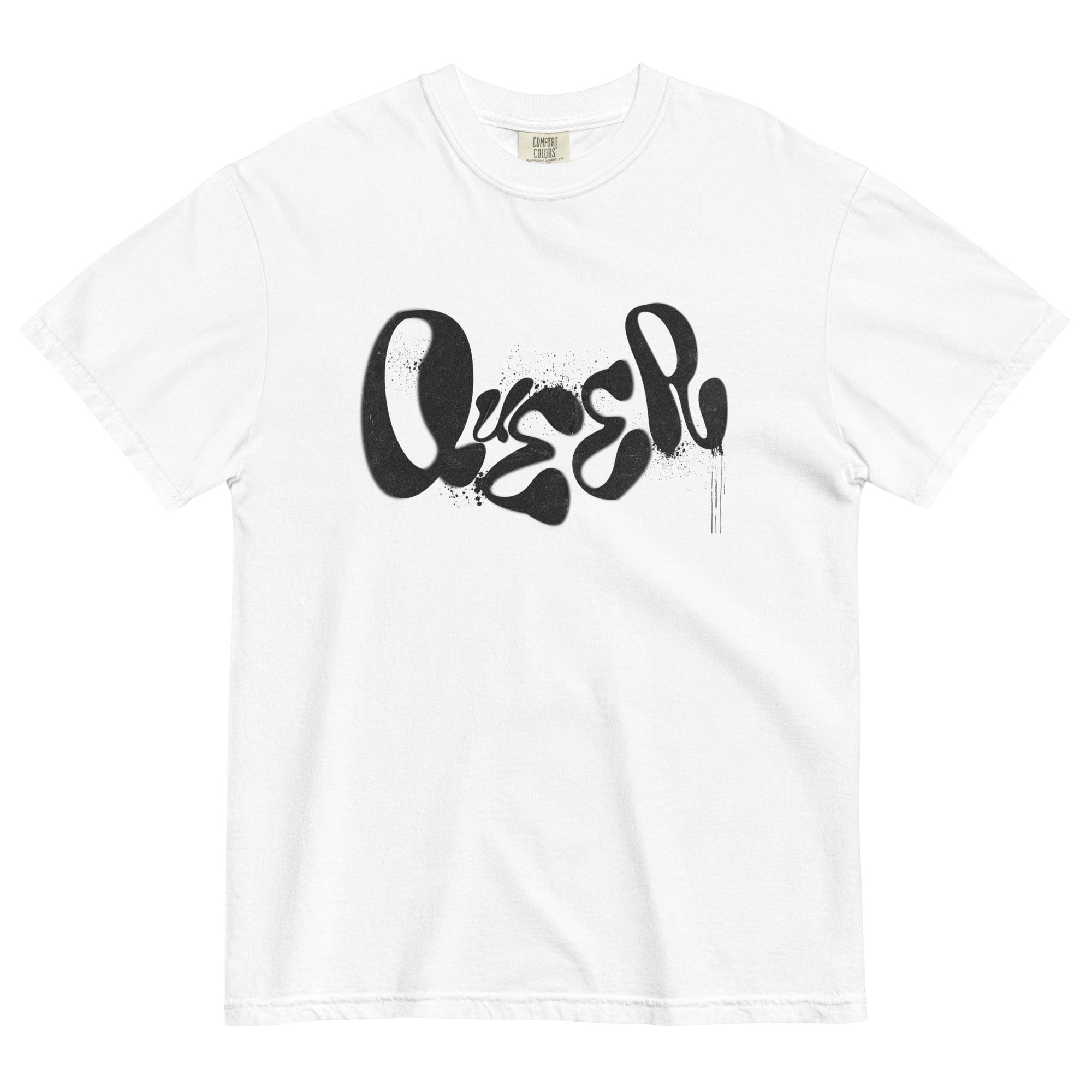 Queer Spray Paint Graffiti T-shirt - Fluro Divergent