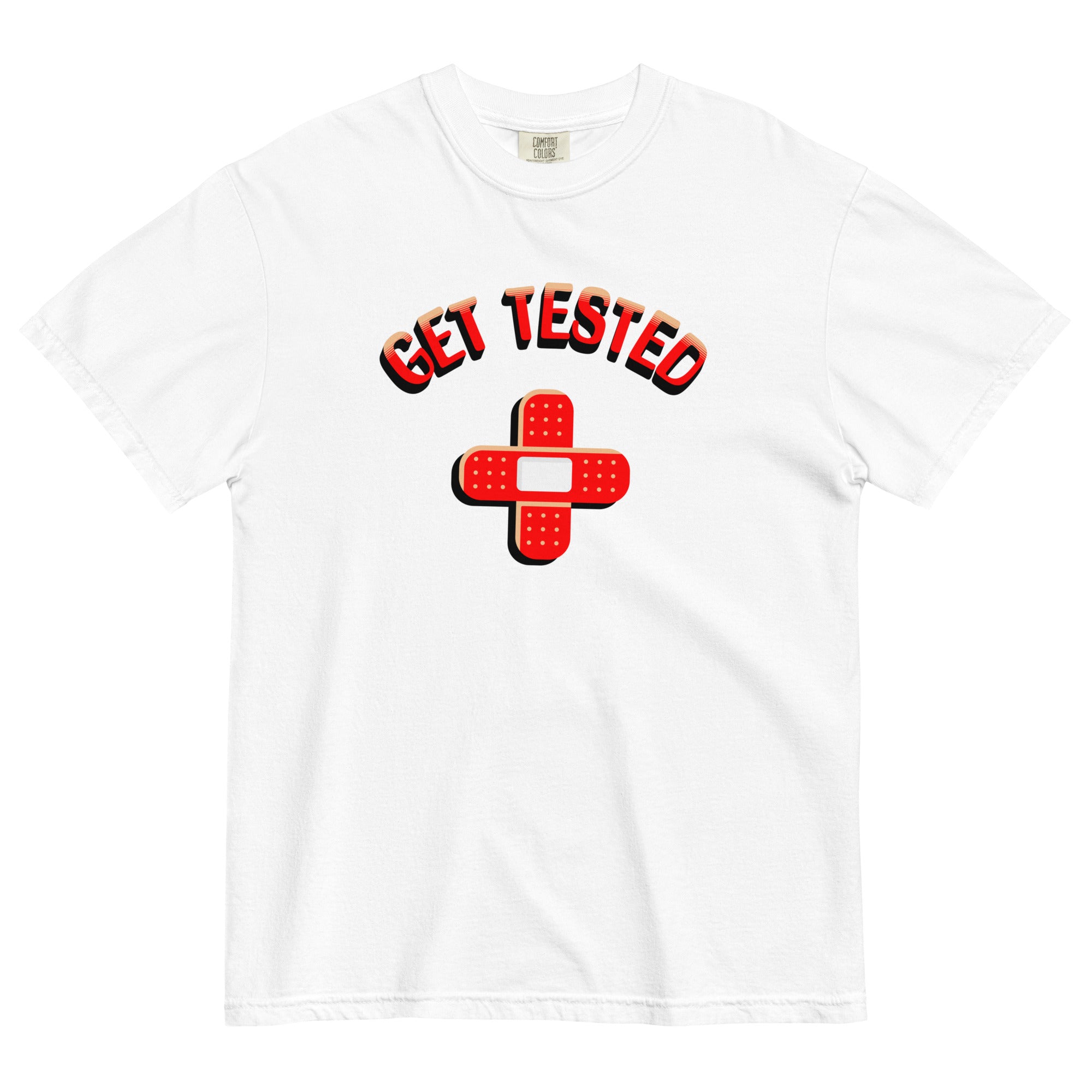 "Get Tested" t-shirt - Fluro Divergent
