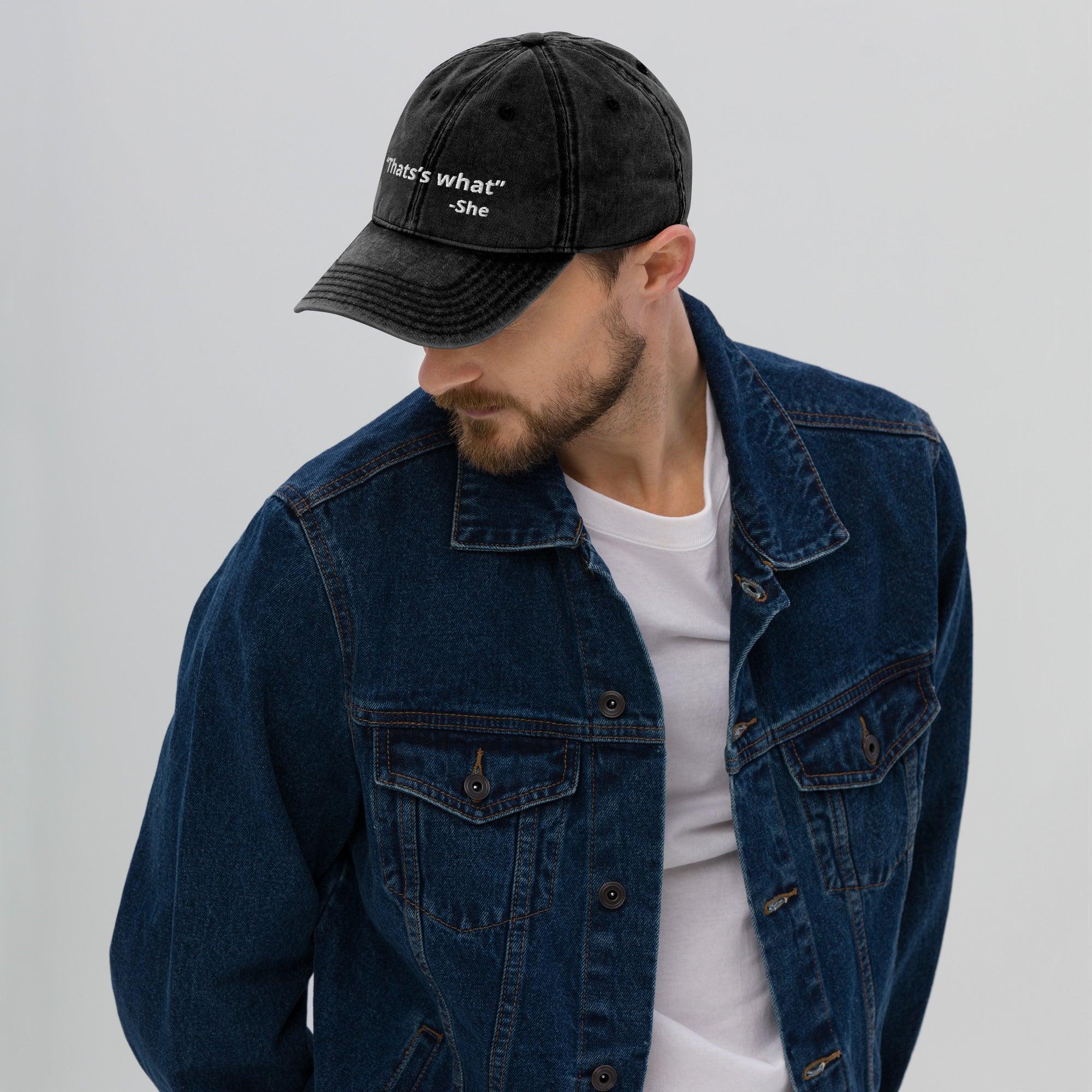 “That’s what she said” Cotton Twill Cap - Fluro Divergent