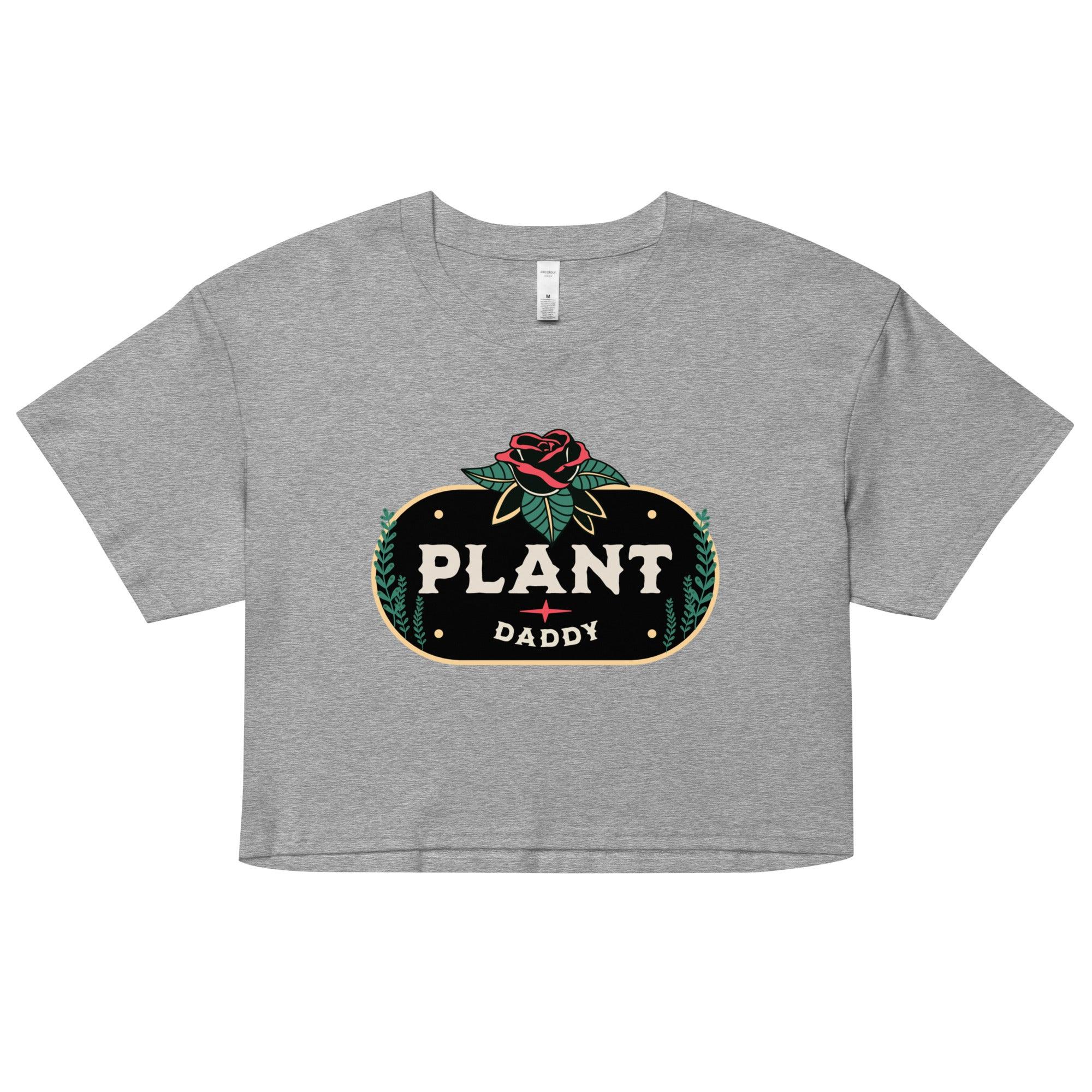 "Plant Daddy" Crop top - Fluro Divergent