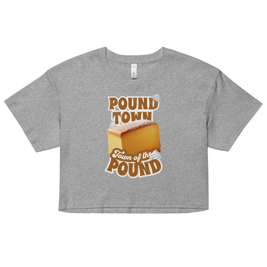 Pound Town, Town of the Pound Crop top - Fluro Divergent