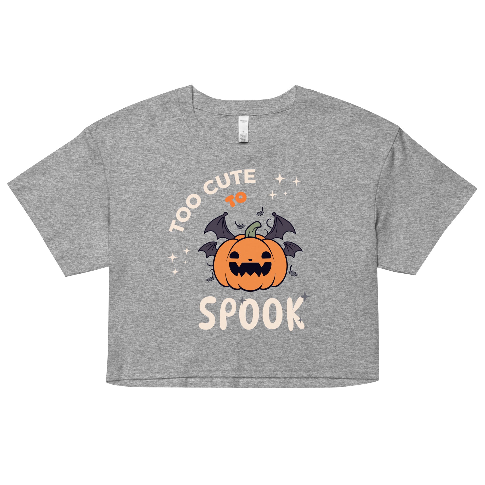 Too Cute to Spook crop top - Fluro Divergent