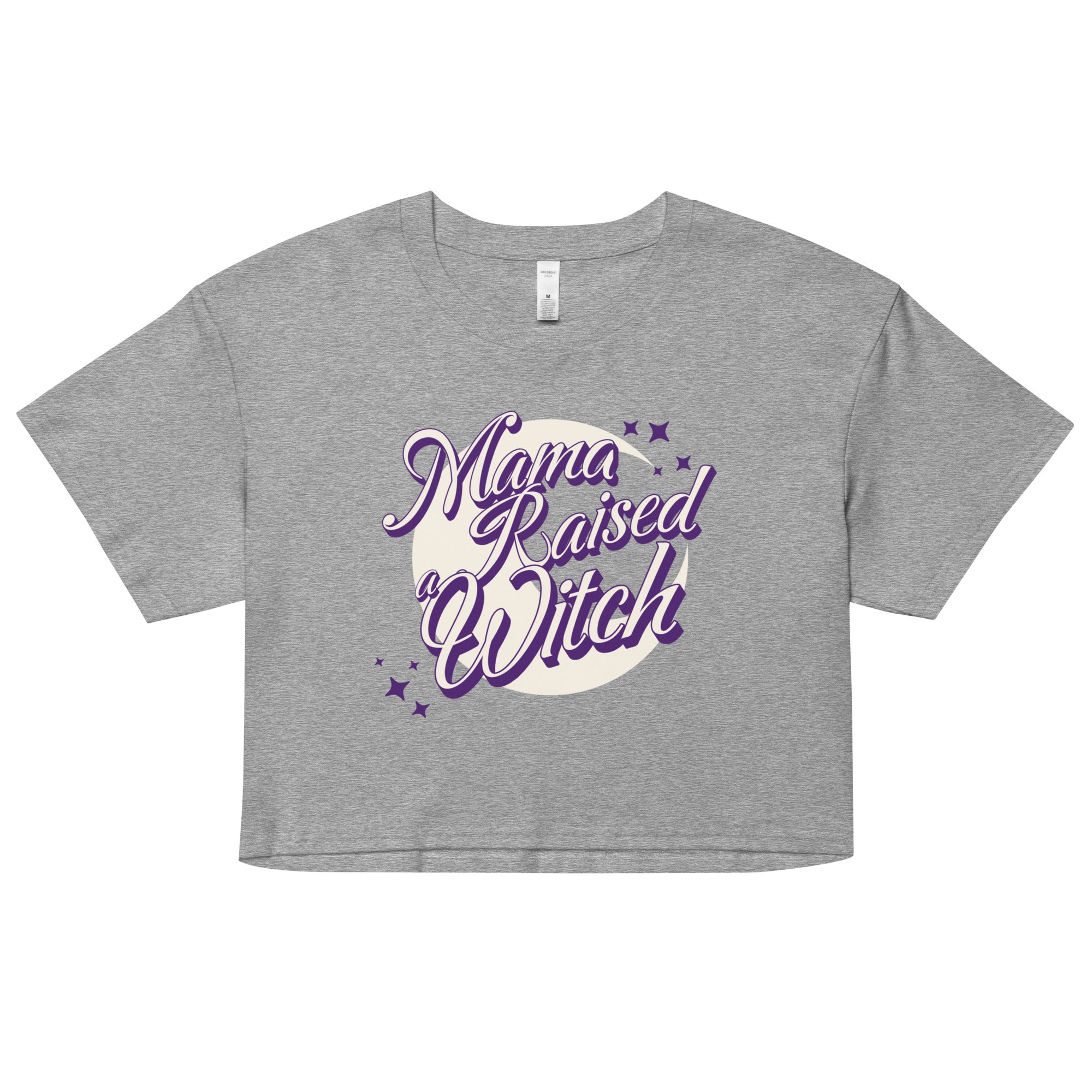 Mama Raised a Witch Crop Top - Fluro Divergent