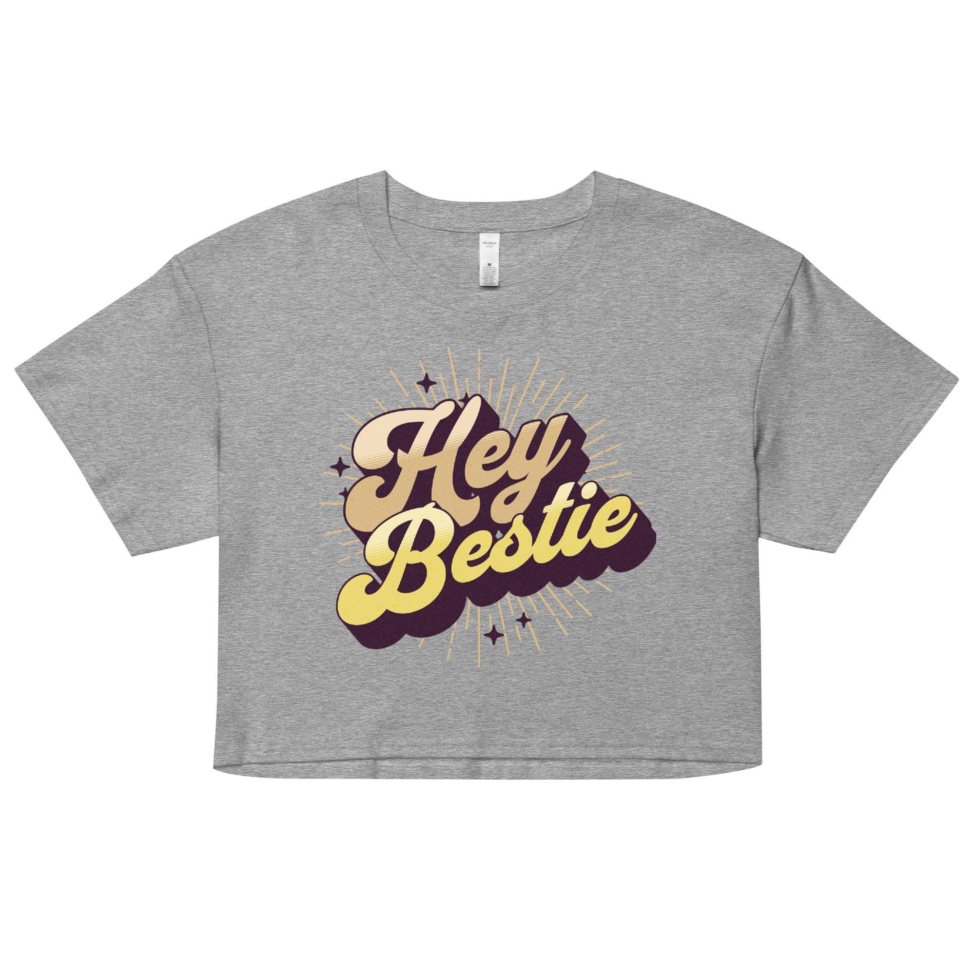 Hey Bestie Crop top - Fluro Divergent