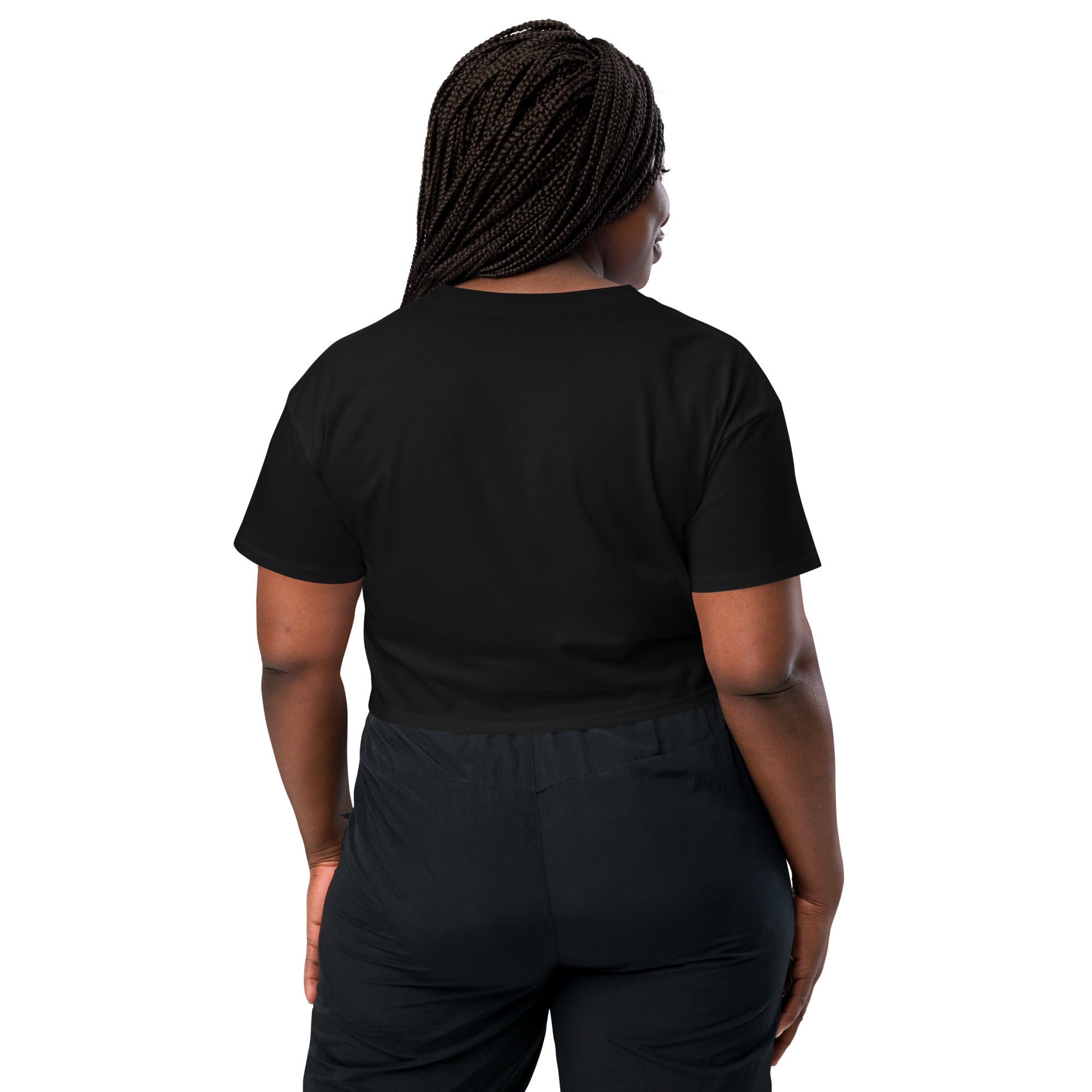 More Espresso Less Depresso Crop top - Fluro Divergent