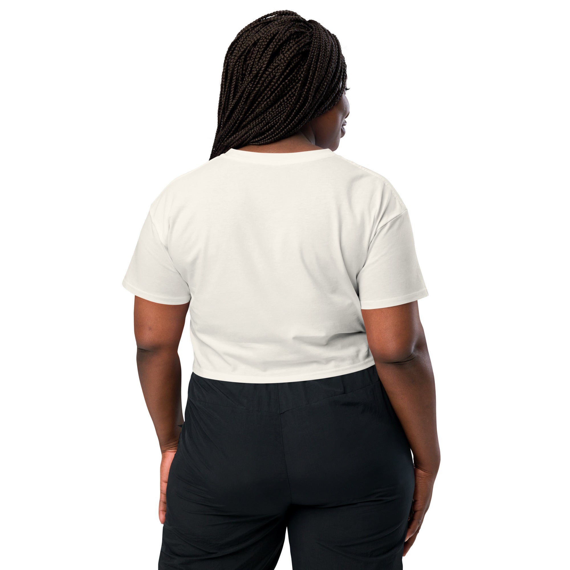 Here for the Boo-ks crop top - Fluro Divergent