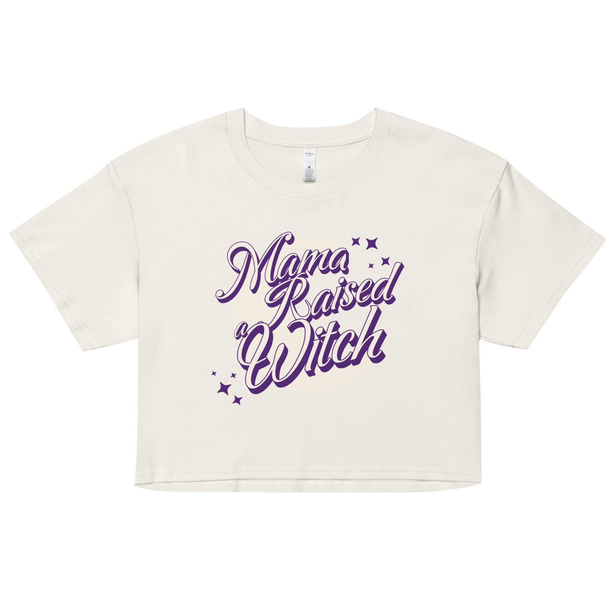 Mama Raised a Witch Crop Top - Fluro Divergent