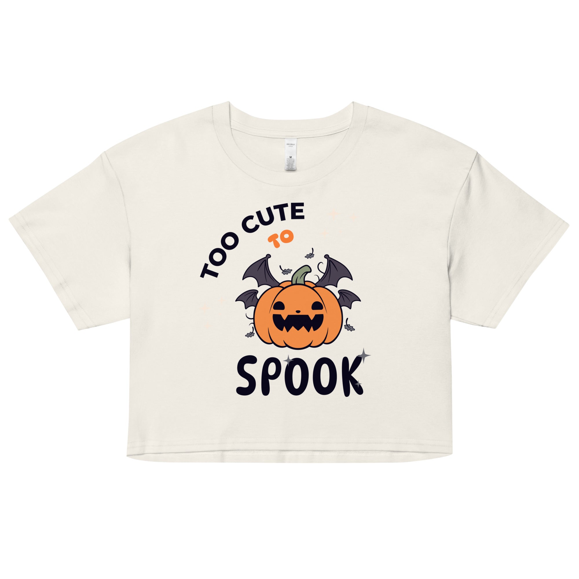 Too Cute to Spook crop top - Fluro Divergent