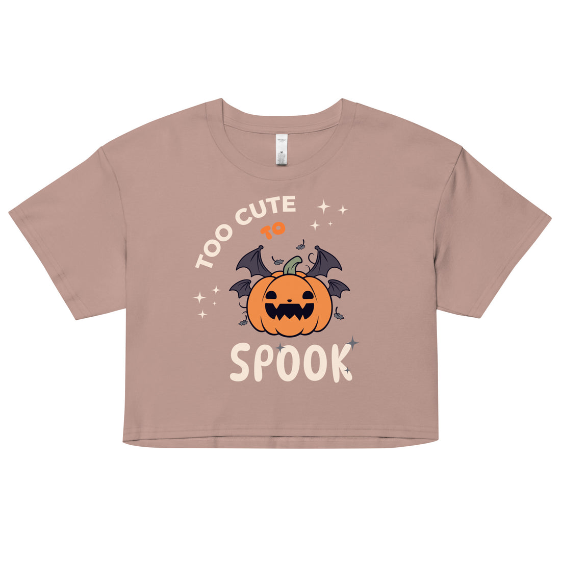 Too Cute to Spook crop top - Fluro Divergent