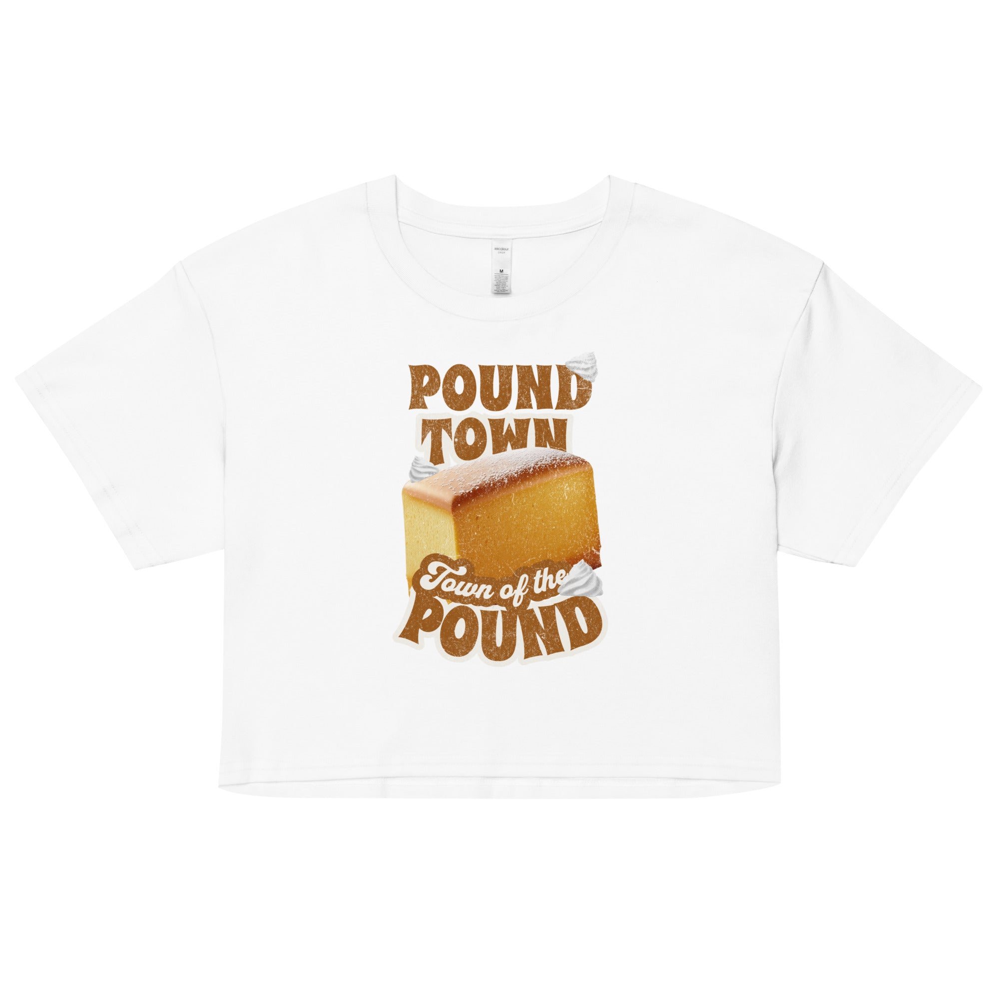 Pound Town, Town of the Pound Crop top - Fluro Divergent