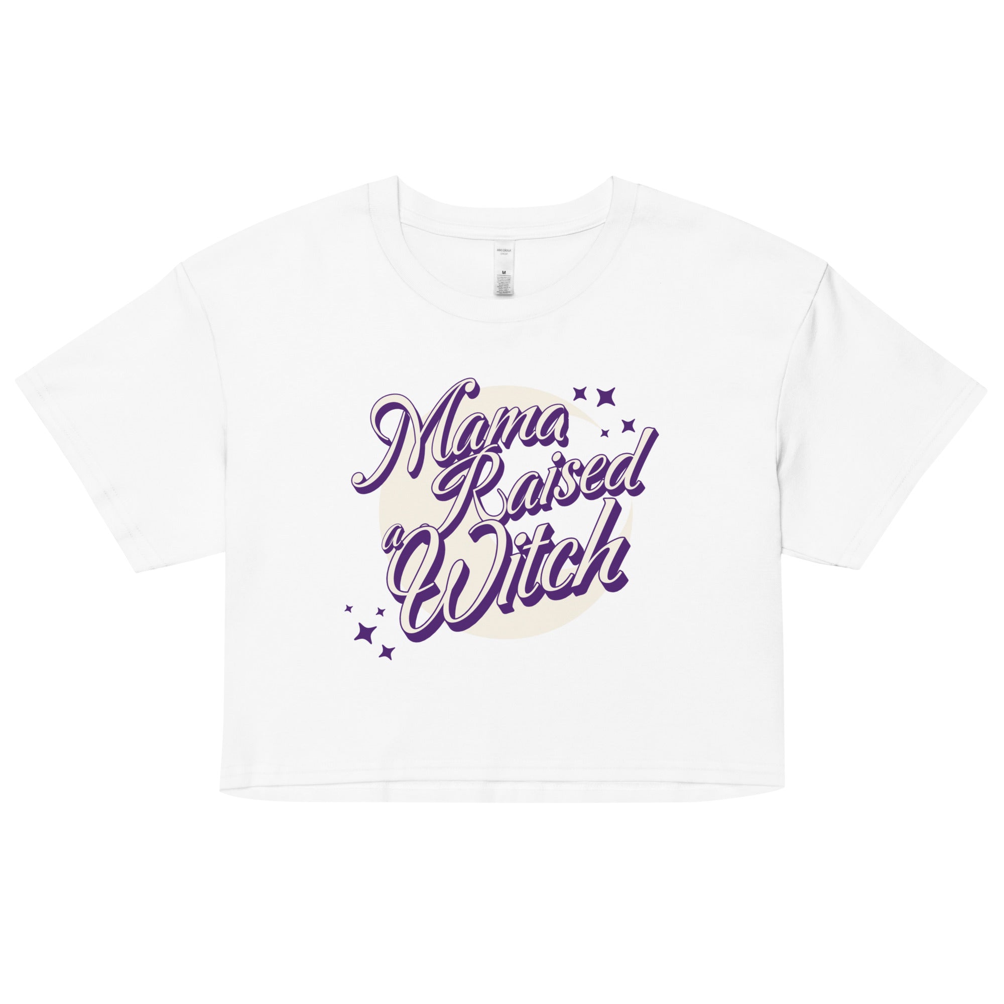 Mama Raised a Witch Crop Top - Fluro Divergent