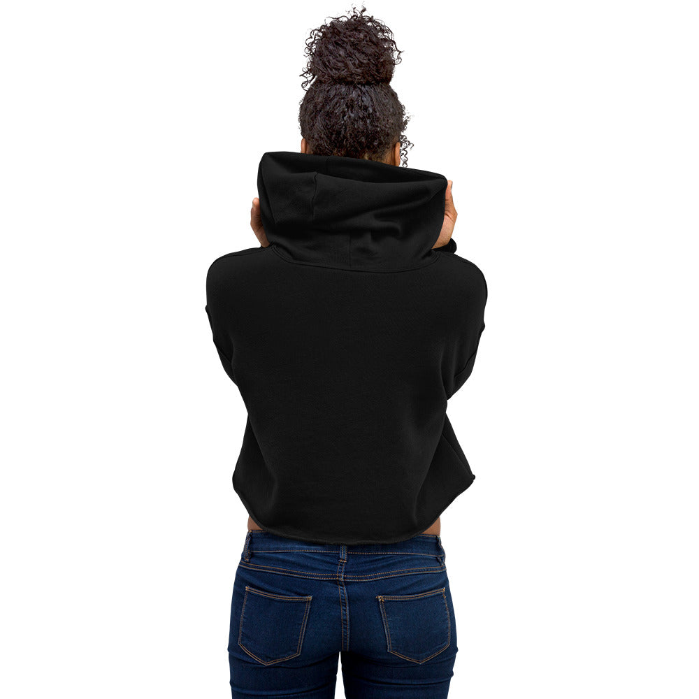 More Espresso Less Depresso Crop Hoodie - Fluro Divergent