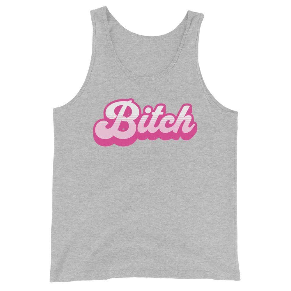 Bitch Tank Top Fluro Divergent Athletic Heather XS