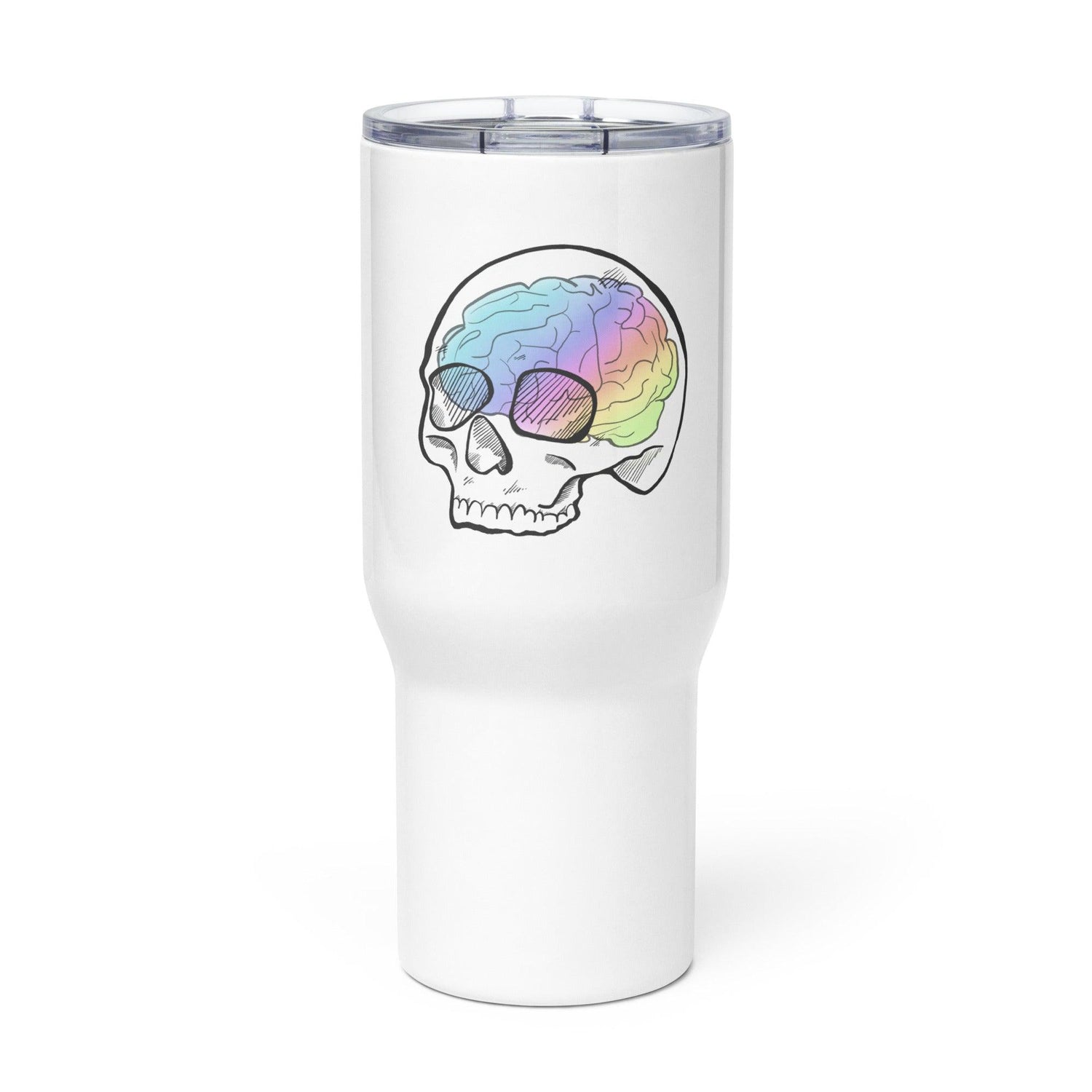 Travel mug with a handle - Fluro Divergent  