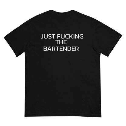 Not the bartender heavyweight t-shirt - Fluro Divergent 