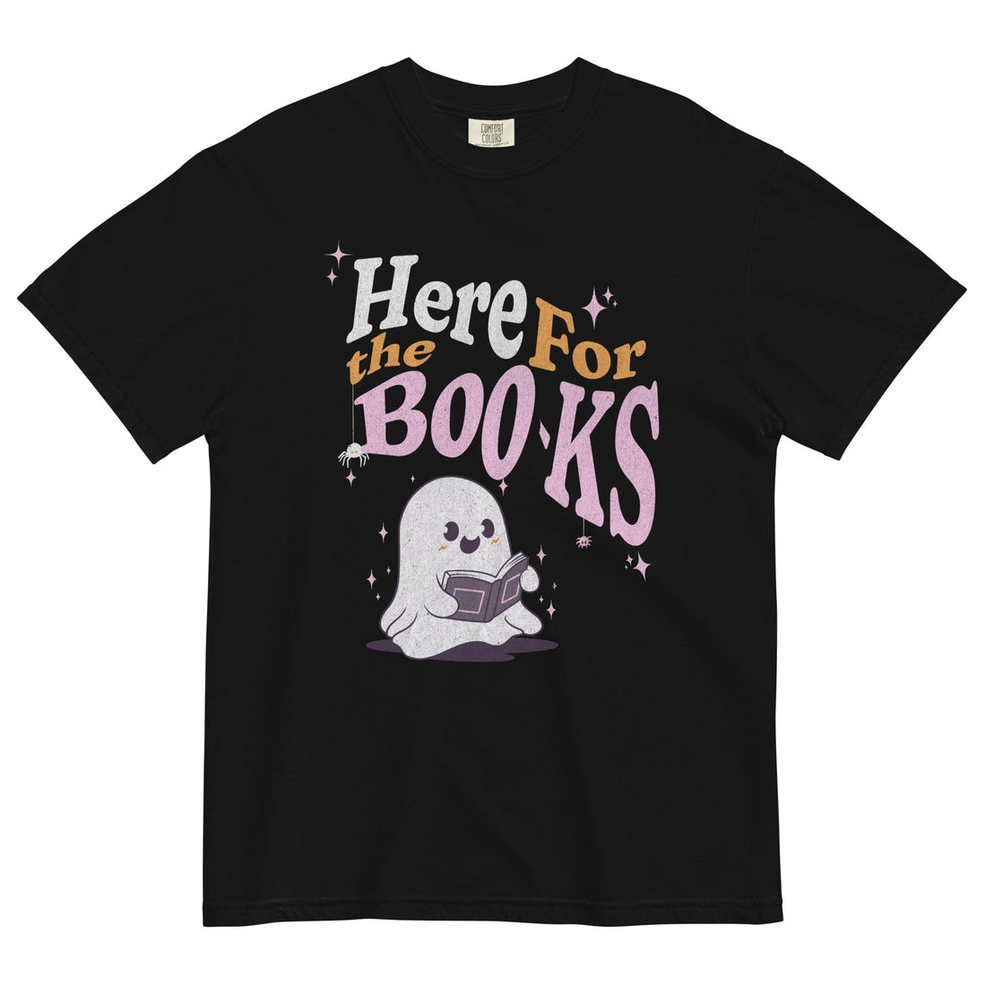 Here for the Boo-ks T-shirt - Fluro Divergent