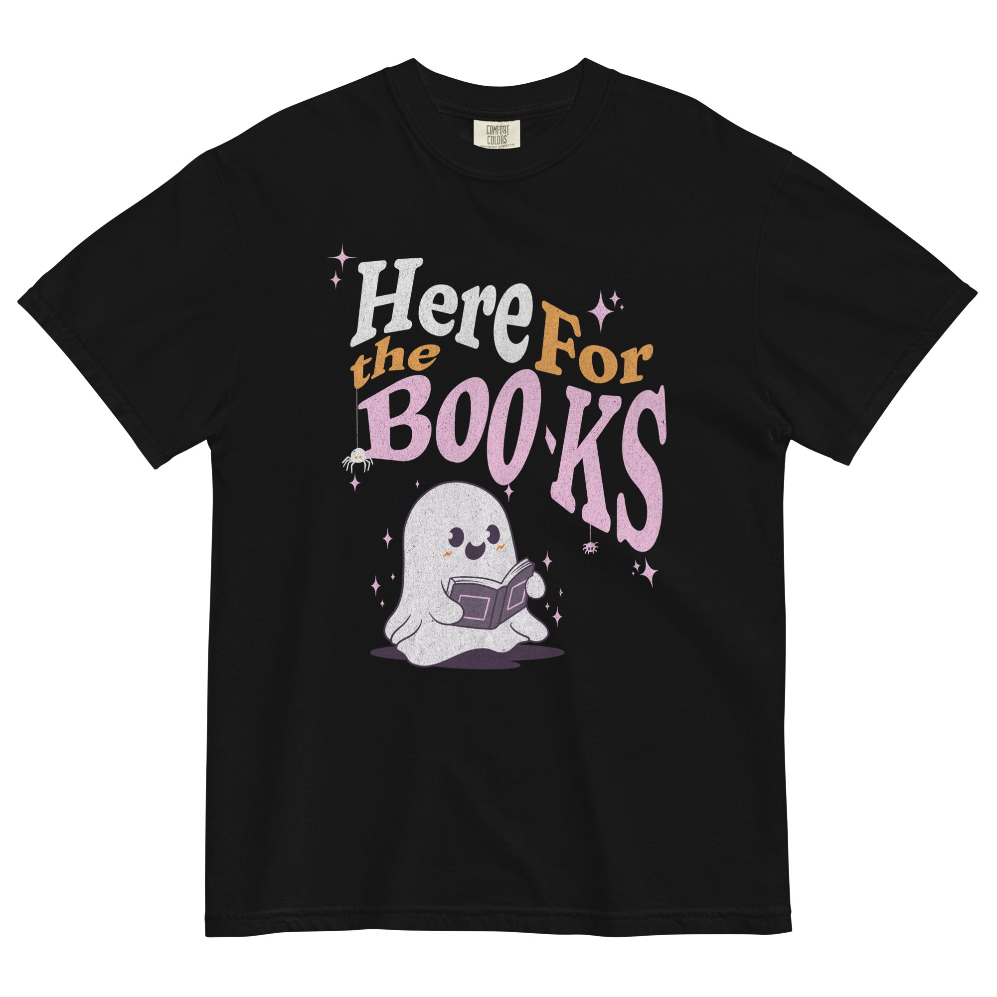 Here for the Boo-ks T-shirt - Fluro Divergent  