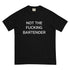 Not the bartender heavyweight t-shirt - Fluro Divergent 