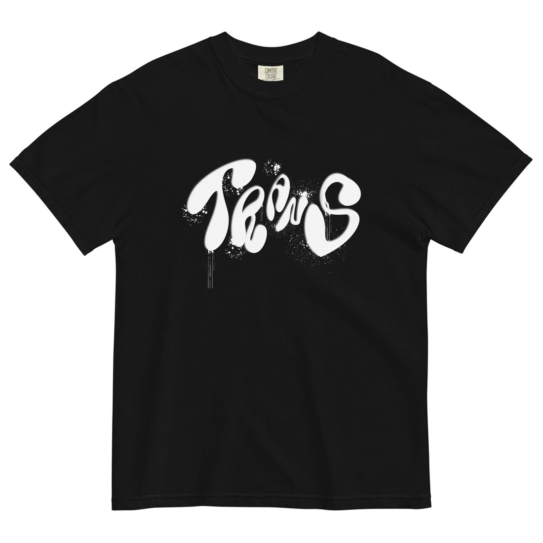 Trans Spray Paint Graffiti T-shirt - Fluro Divergent