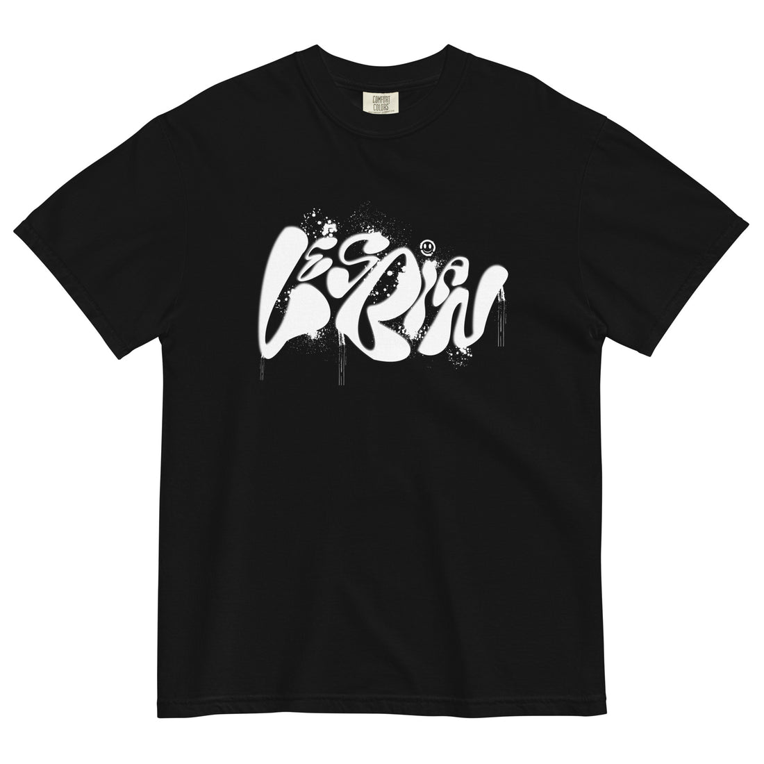 Lesbian Spray Paint Graffiti t-shirt - Fluro Divergent