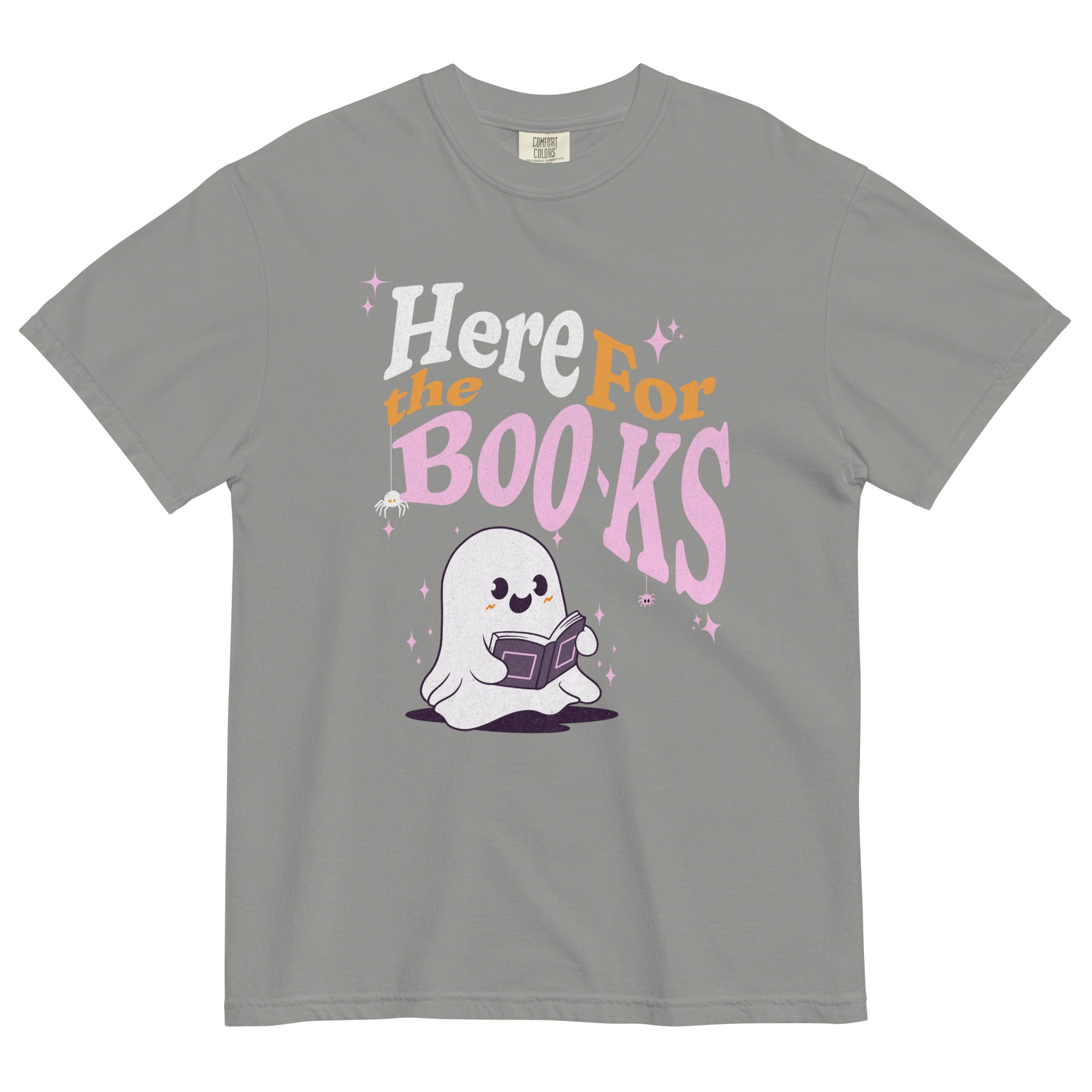 Here for the Boo-ks T-shirt - Fluro Divergent  