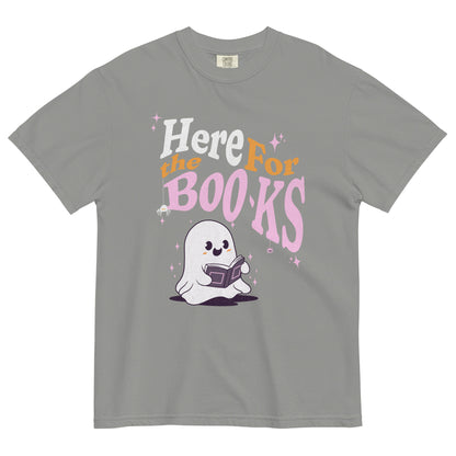 Here for the Boo-ks T-shirt - Fluro Divergent  