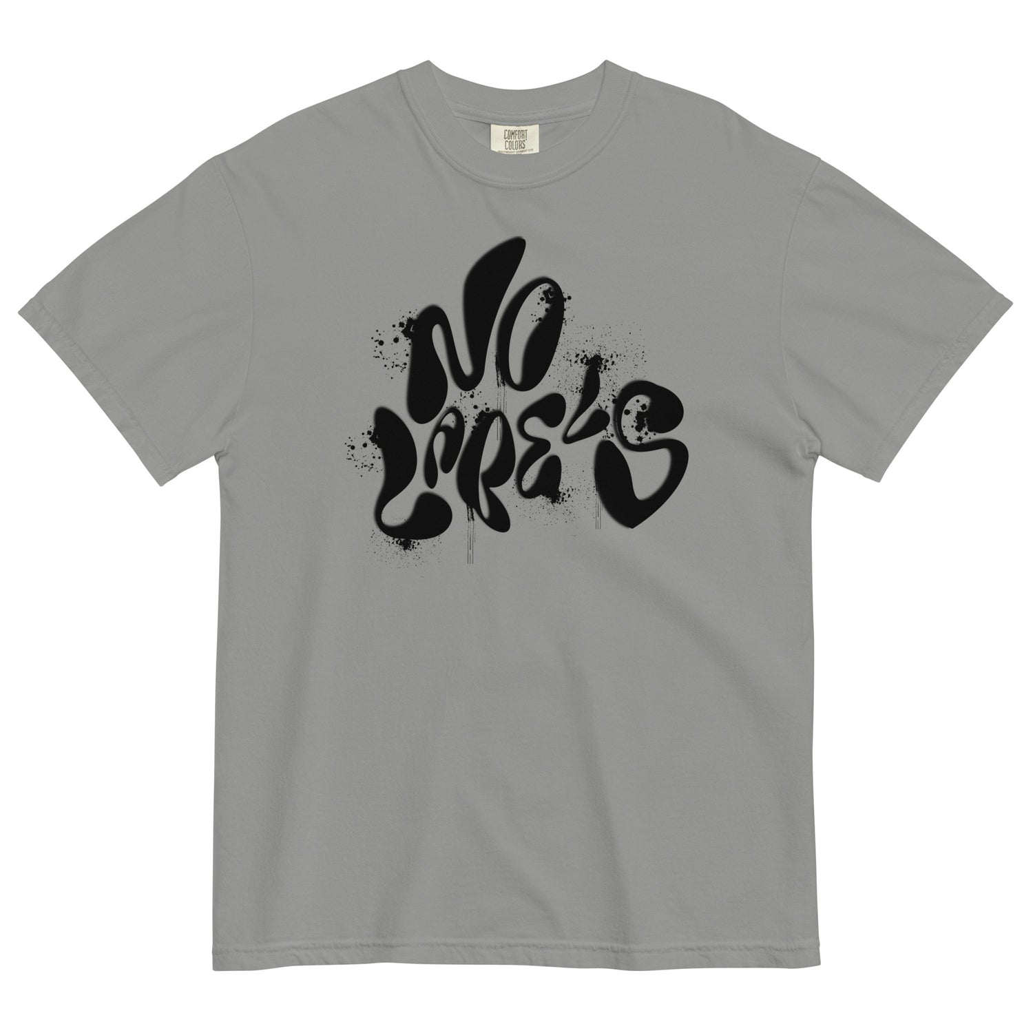 No Labels Spray Paint Graffiti t-shirt - Fluro Divergent  