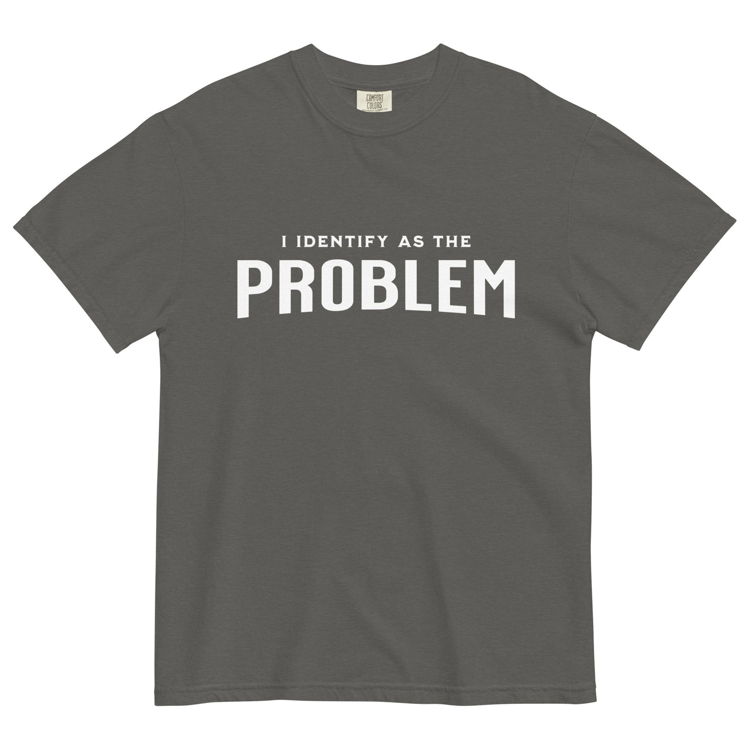 &quot;I Identify as the Problem&quot; T-shirt - Fluro Divergent  