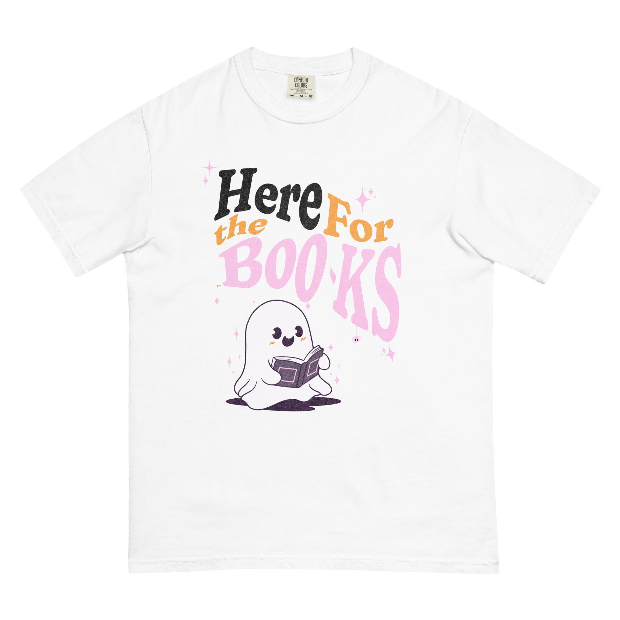 Here for the Boo-ks T-shirt - Fluro Divergent  