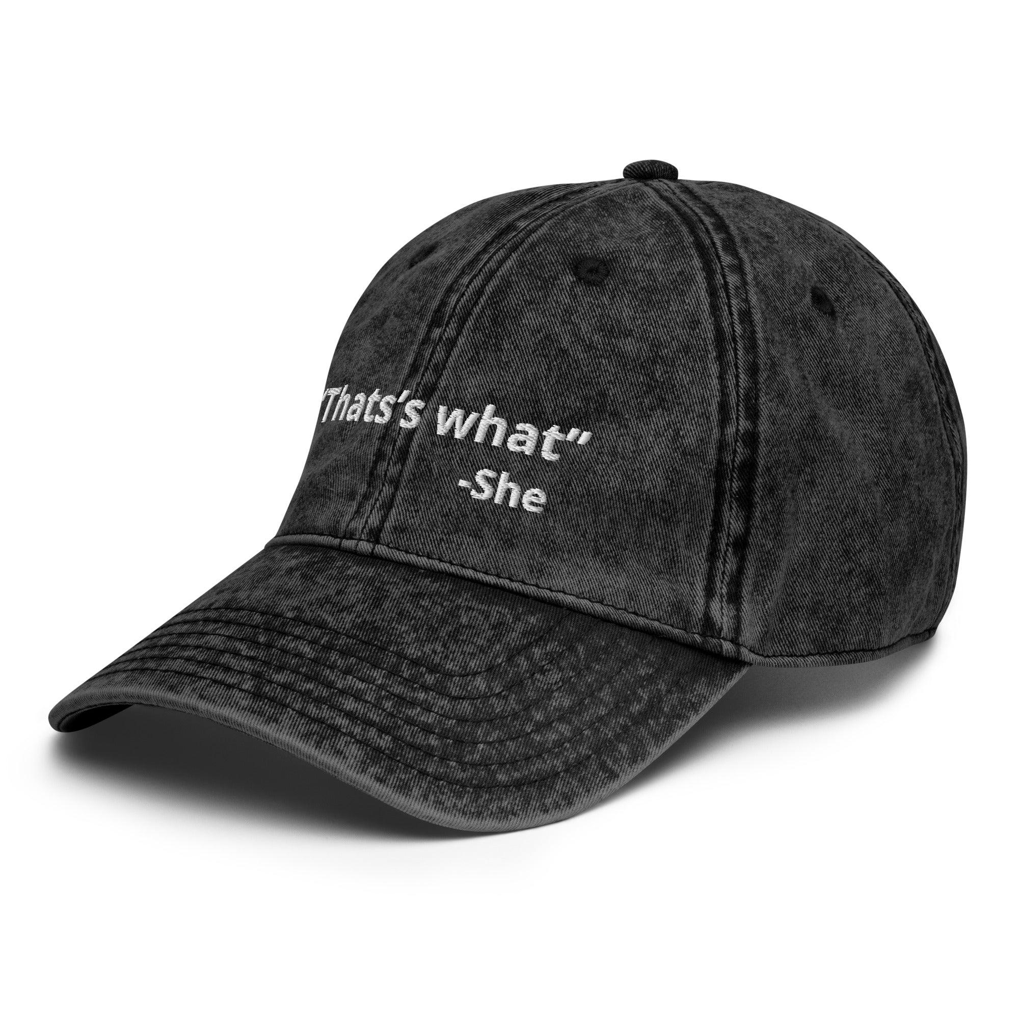 “That’s what she said” Cotton Twill Cap - Fluro Divergent  