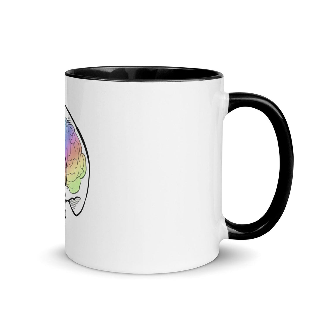 Mug with Color Inside - Fluro Divergent  