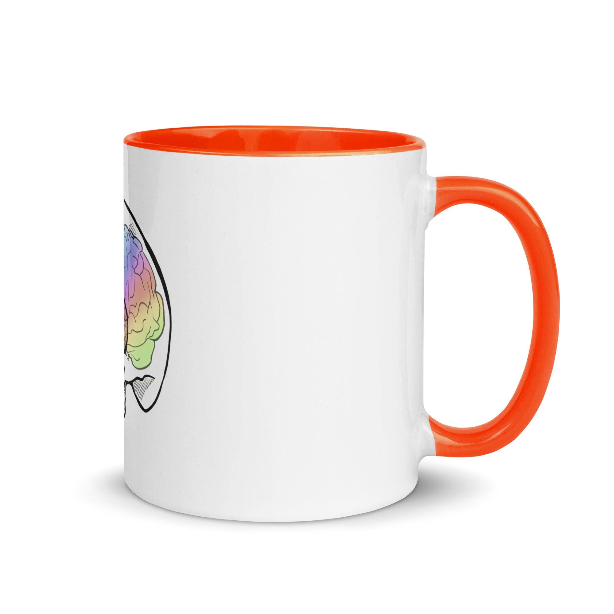 Mug with Color Inside - Fluro Divergent  