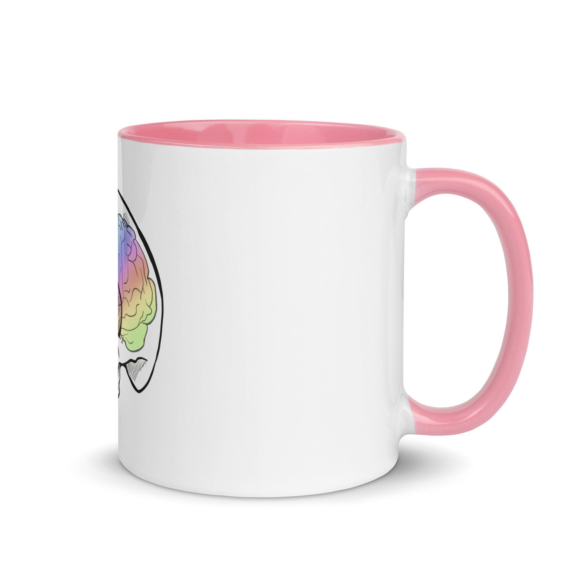 Mug with Color Inside - Fluro Divergent  