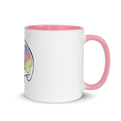Mug with Color Inside - Fluro Divergent  