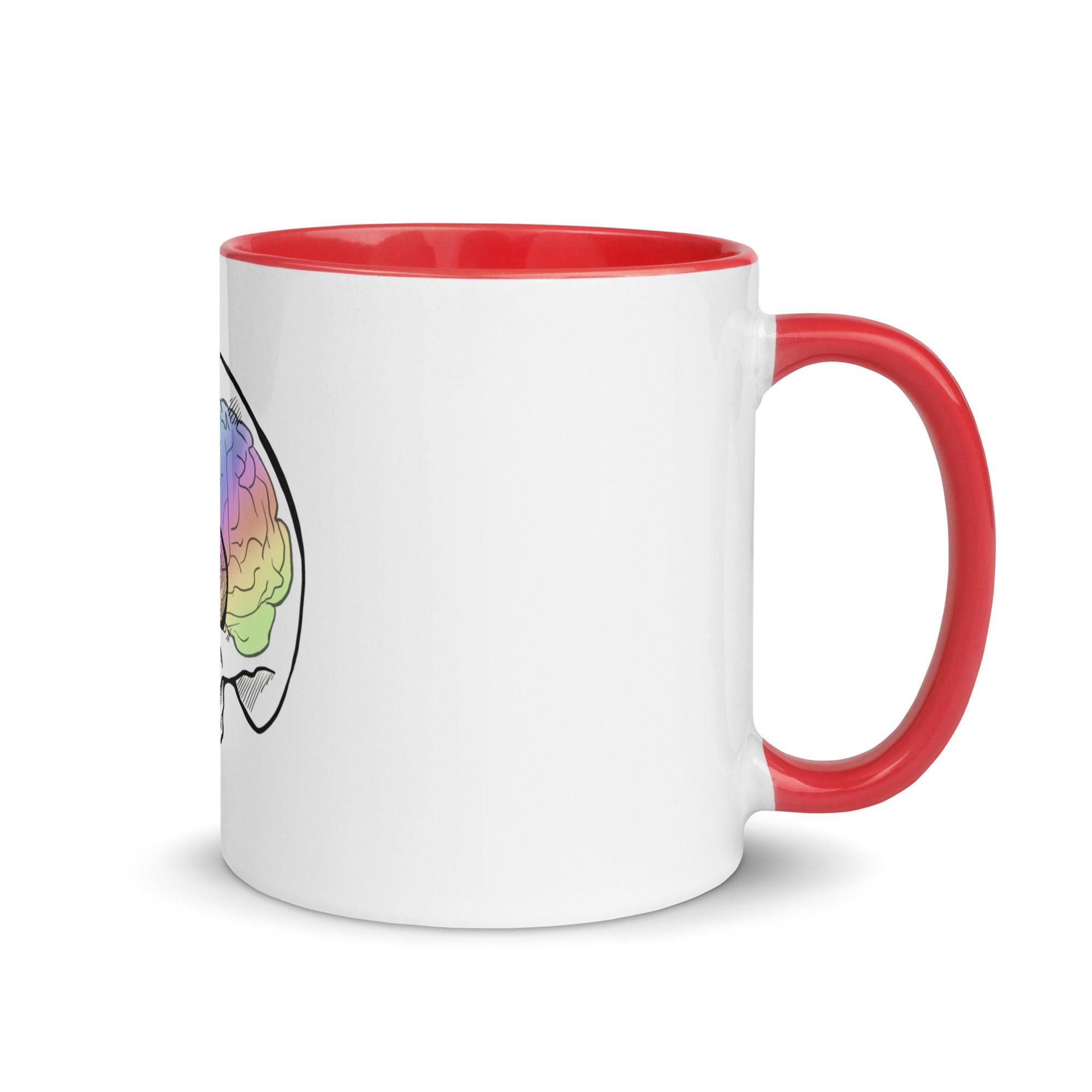 Mug with Color Inside - Fluro Divergent  