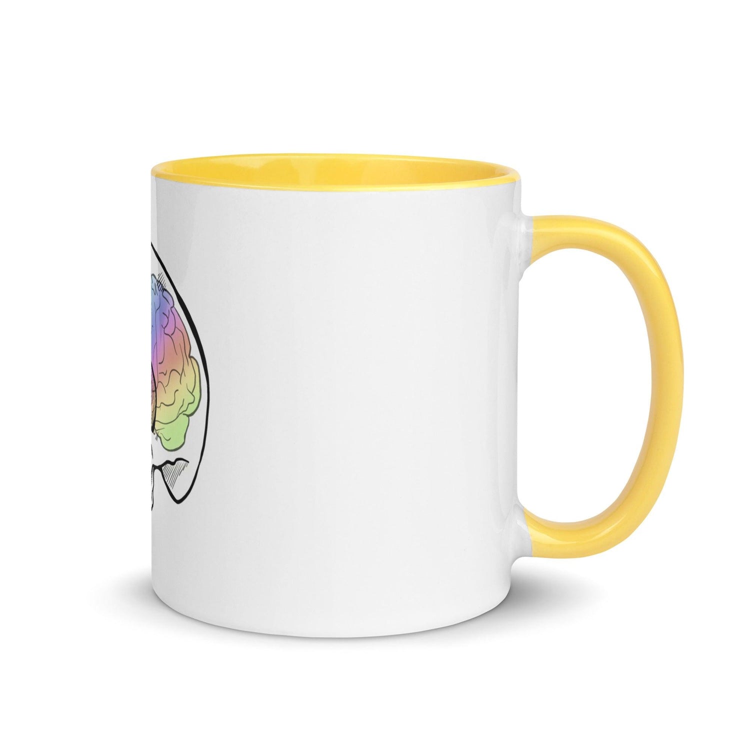 Mug with Color Inside - Fluro Divergent  