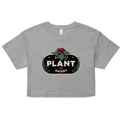 &quot;Plant Daddy&quot; Crop top - Fluro Divergent  