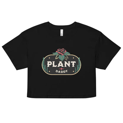 &quot;Plant Daddy&quot; Crop top - Fluro Divergent  