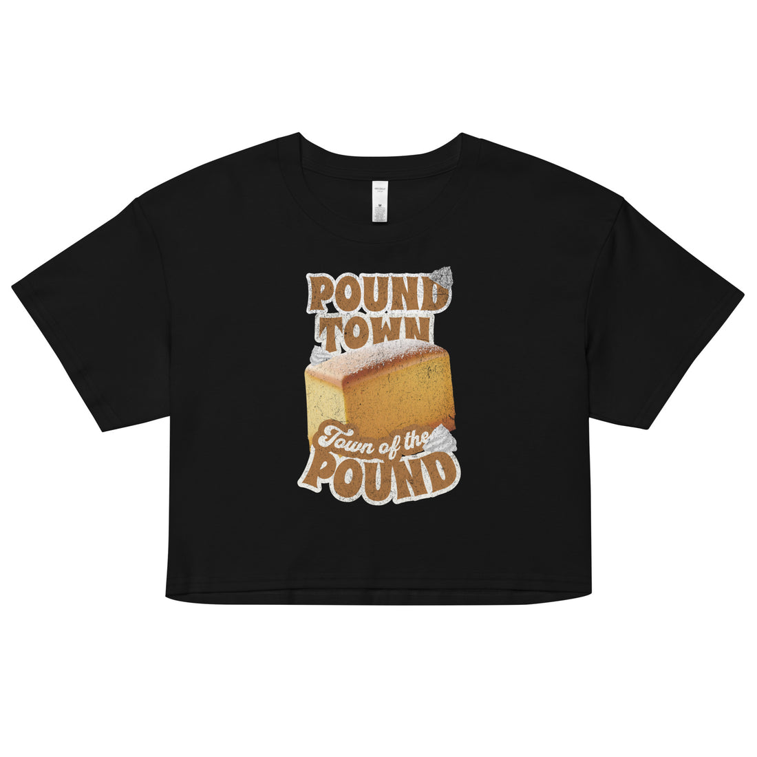 Pound Town, Town of the Pound Crop top - Fluro Divergent