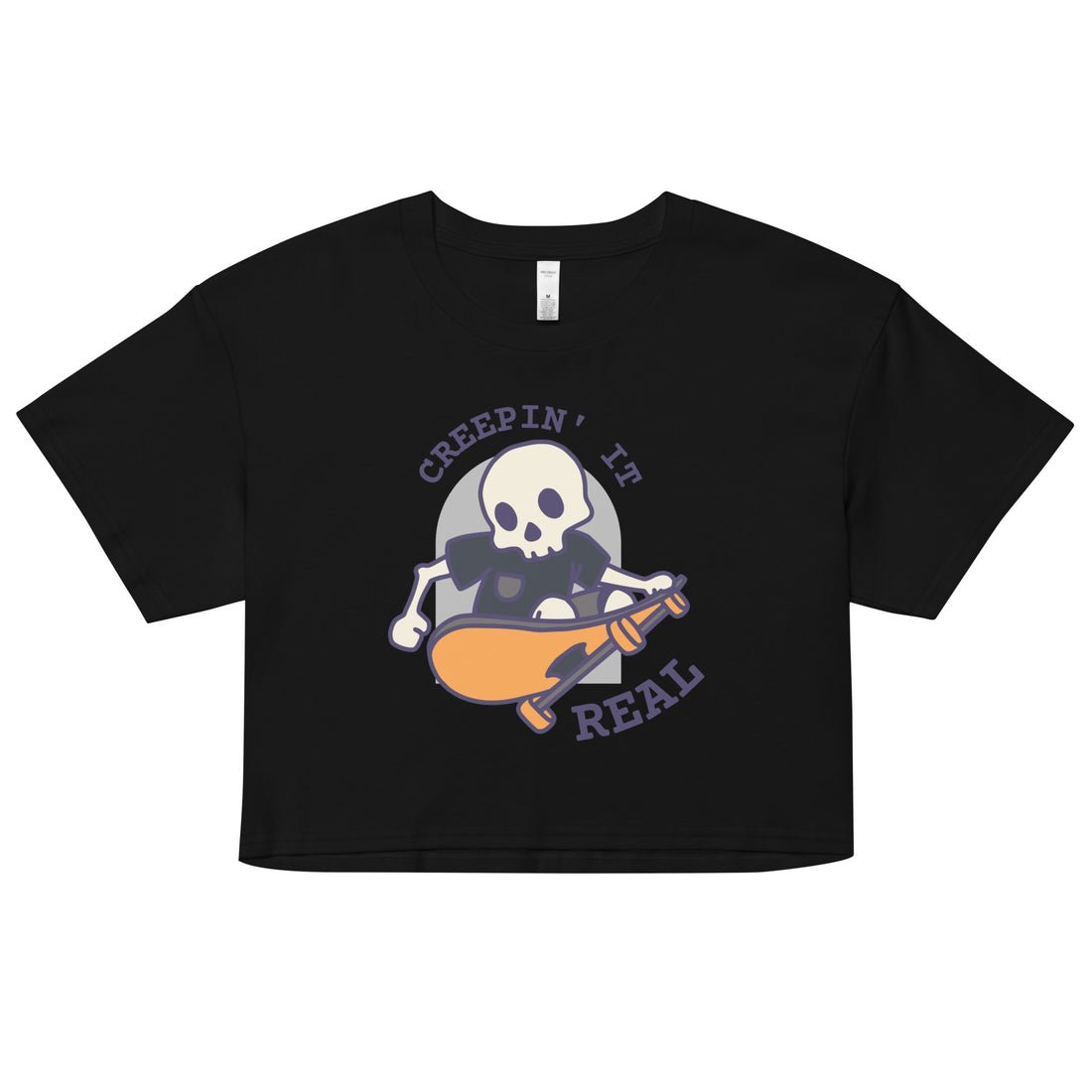 Creepin it Rad crop top - Fluro Divergent